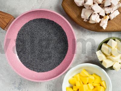 PP salotos su rūkyta vištiena Žingsnis 1