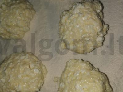 Sūrio pyragaičiai "Švelnumas" Žingsnis 3