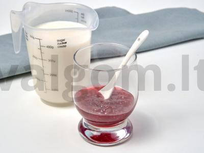 Bulvių krakmolo grietinė Žingsnis 2