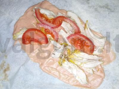 Naminė šavarma su vištiena Žingsnis 8