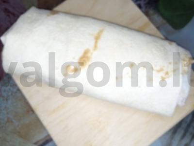 Naminė šavarma su vištiena Žingsnis 11