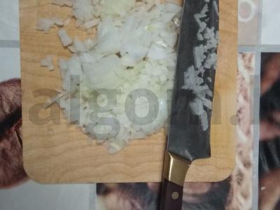 Kopūstų kotletai su daržovėmis ant manų kruopų Žingsnis 6