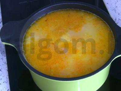 Kreminė sriuba su raudona žuvimi Žingsnis 4