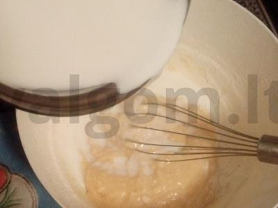 Blyneliai apelsinų padaže Žingsnis 1