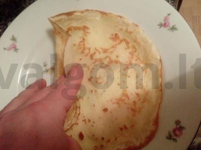 Blyneliai apelsinų padaže Žingsnis 2