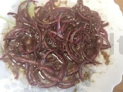 Liežuvio salotos "Aštrus liežuvis" Žingsnis 8