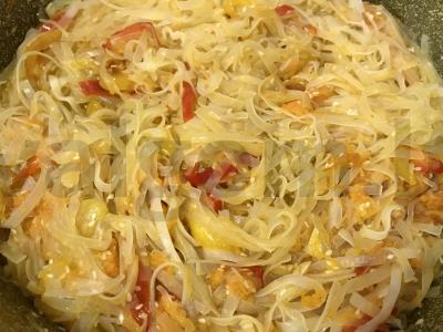 Funchose su daržovėmis Žingsnis 7