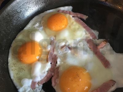 Vyrų pusryčių kiaušiniai. Žingsnis 3