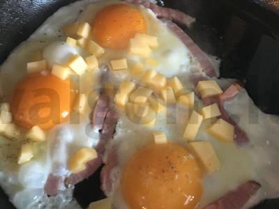 Vyrų pusryčių kiaušiniai. Žingsnis 4