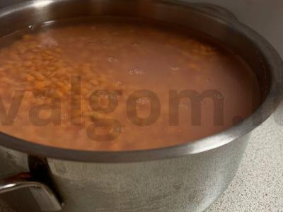 Pomidorų sriuba su raudonaisiais lęšiais multicooker įrenginyje Žingsnis 1