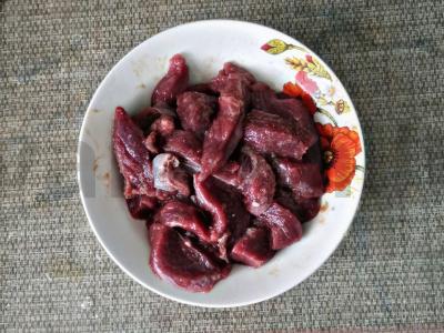 Jautiena su garnyru Žingsnis 1