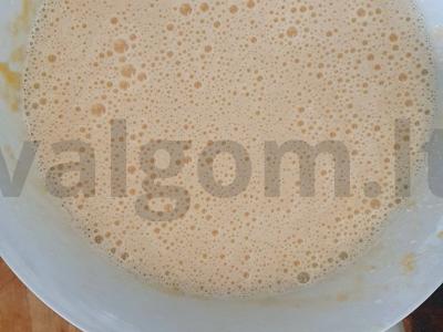 Greipfrutų pyragas Žingsnis 1