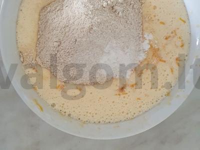 Greipfrutų pyragas Žingsnis 2