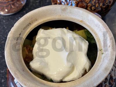 Medžioklinės dešrelės su bulvėmis puoduose Žingsnis 5