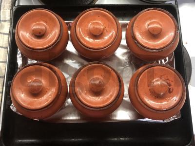 Elnienos kepsnys su pievagrybiais puoduose Žingsnis 17