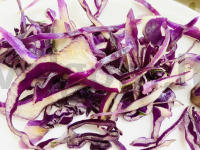 Vitaminų salotos "Raudonos" su daržovėmis Žingsnis 3
