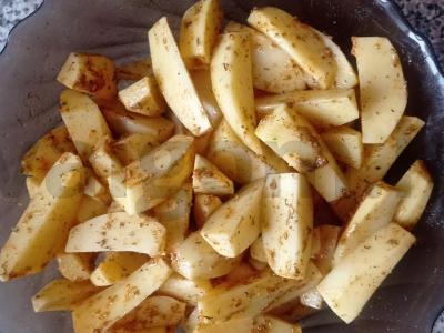 Kaimiškos bulvės su jogurtu Žingsnis 2