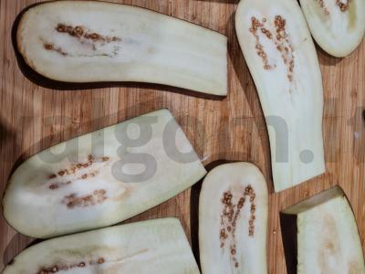 Baklažanų lazanija Žingsnis 1