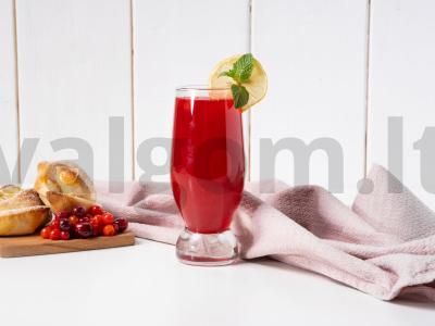 Spanguolių spanguolių morsas su kalina pagrindine nuotrauka