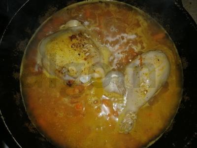 Vištienos kumpio plovas "Studentų stiliaus" Žingsnis 6