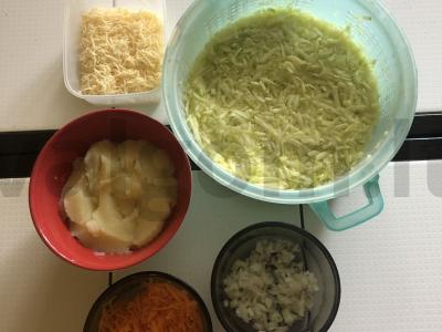 Sultingos cukinijų bulvytės Žingsnis 1