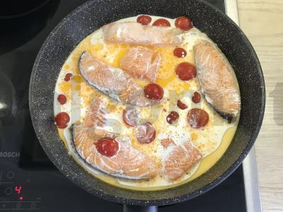 Švelnus upėtakis grietinėlėje Žingsnis 4