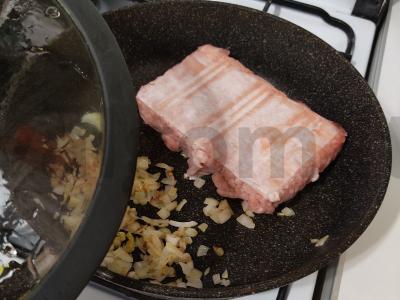 Makaronų mišinys su malta mėsa Žingsnis 2