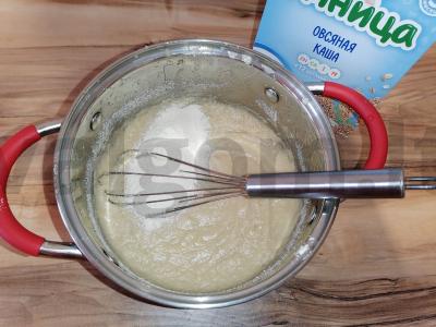 Sausainiai ant kūdikių košės Žingsnis 4