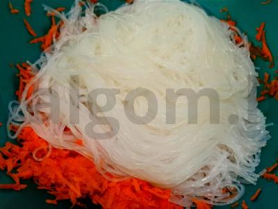 Funchose su daržovėmis padaže Žingsnis 5