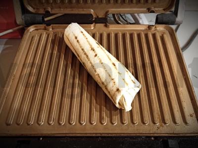 Šavarma tortilijoje Žingsnis 8