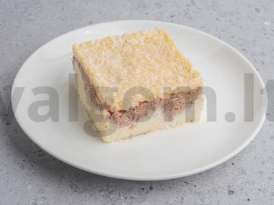 Žuvies salotos su žuvies krekeriais Žingsnis 6