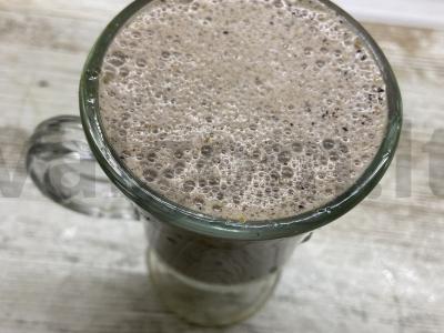 Bananų kava su cinamonu ir kakava Žingsnis 6