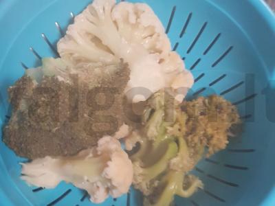 Bulvės orkaitėje su brokoliais ir žiediniais kopūstais Žingsnis 3