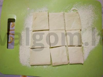 Sūrio trikampėliai Žingsnis 2