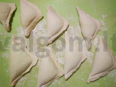 Sūrio trikampėliai Žingsnis 4