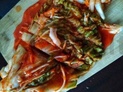 Vištienos kimchi sriuba Žingsnis 3