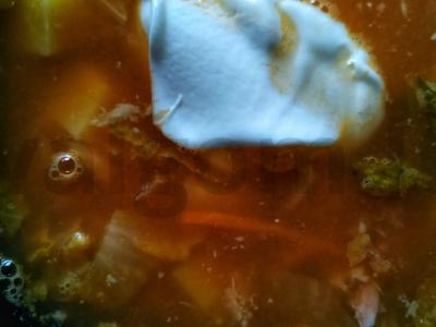 Vištienos kimchi sriuba pagrindine nuotrauka