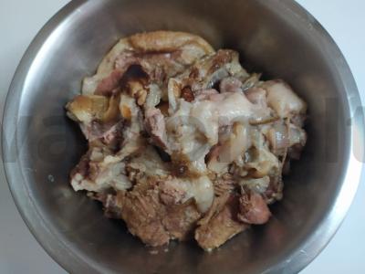 Kiaulienos nugarinės terinas su česnakais Žingsnis 2