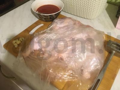 Naminė tabako vištiena Žingsnis 1