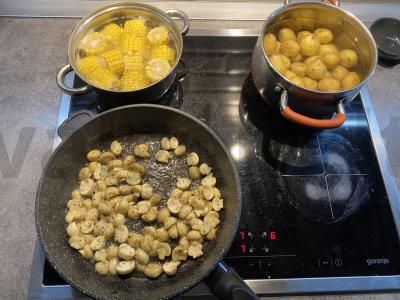 Šventinis, turtingas garnyras Žingsnis 1