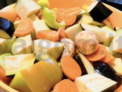 Keptos mišrios daržovės Žingsnis 1