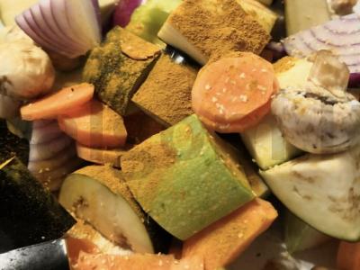 Keptos mišrios daržovės Žingsnis 2