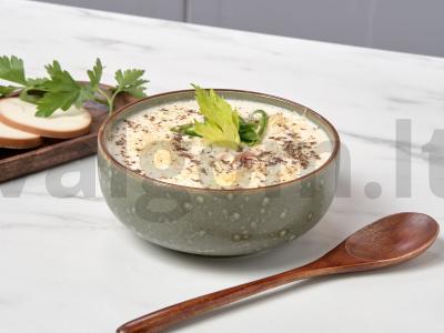 Alaus sriuba su sūriu pagrindine nuotrauka