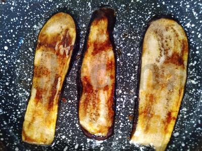 Daržovių terina su baklažanais ir rikota Žingsnis 1