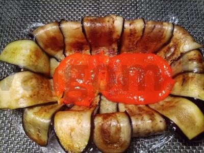 Daržovių terina su baklažanais ir rikota Žingsnis 3