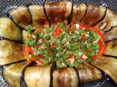 Daržovių terina su baklažanais ir rikota Žingsnis 4