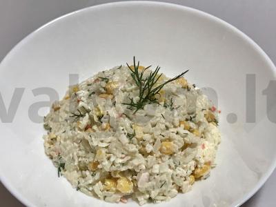Krabų salotos tikriems žinovams pagrindine nuotrauka