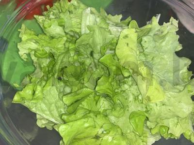 Cezario salotos su krevetėmis ir skrebučiais Žingsnis 1