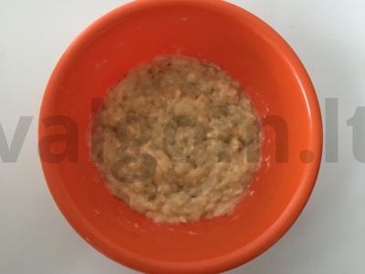 Bananiniai sezamo sausainiai su grietine Žingsnis 1