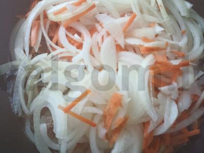 Basmati ryžiai su daržovėmis ir kiauliena Žingsnis 4